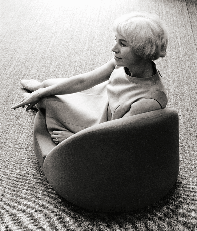 Nanna in Polyether chair, 1965