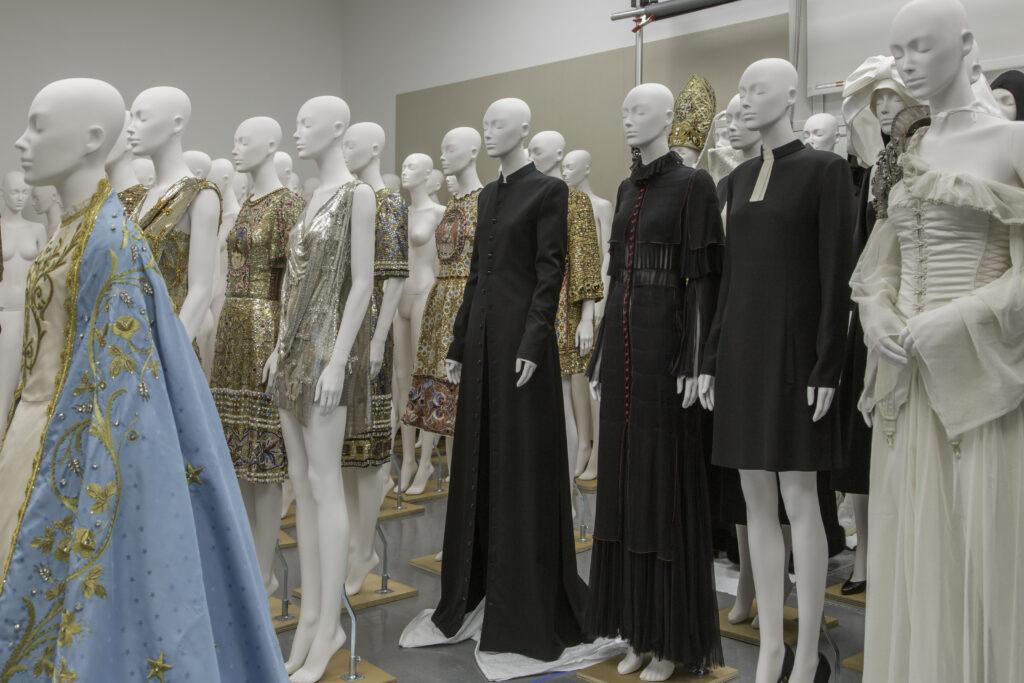 Mannequins being prepared in Costume Institute’s installation area for Heavenly Bodies © The MET