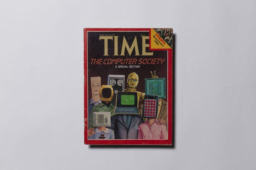 Cover from TIME Magazine, The Computer Society, A Special Section, February 20, 1978. All photos by Elena Testa