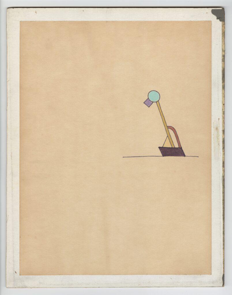 Ettore Sottsass, studies for lamps for Memphis, ca1981, Michele De Lucchi Archive